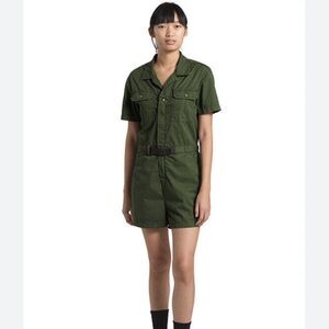 Northface Berkeley Cargo Green Flight Suit Romper